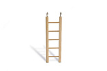 Beeztees Houten ladder met 4 treden.