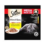 Sheba Kattenvoer Mini Filets Gevogelte  32 x 85 gr