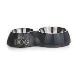 Beeztees Dinerset Best Dog Grijs 350 ml + 700 ml