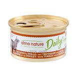 Almo Nature Kattenvoer Daily Kalkoen & Kip 85 gr