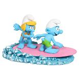 Smurfs Aqua D'ella Smurfen op Water Surfen