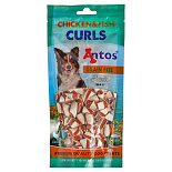 Antos Chicken & Fish Curls 100 gr