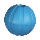 Apporteerbal Eva met Gat Drijvend Blauw<br> 9 cm