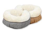 All for Paws Lambswool Donut Bed Grijs