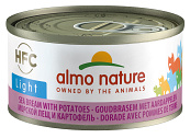 Almo Nature kattenvoer HFC Light brasem en aardappel 70 gr