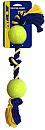 Petsport flostouw Medium 3-knot 43 cm with 2 Tuff Balls