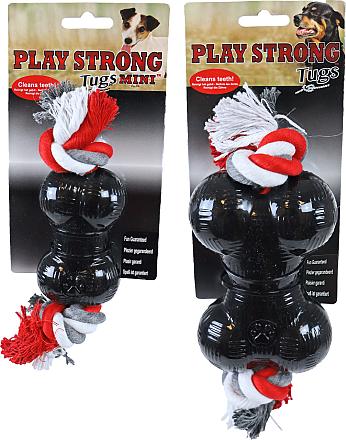 Play Strong Mini bot met floss 9 cm zwart