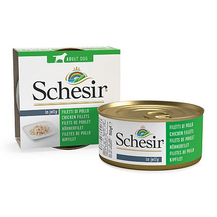 Schesir Hondenvoer Kipfilet Gelei 150 gr