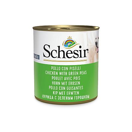 Schesir Hondenvoer Kip/Erwten Gelei 285 gr