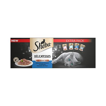 Sheba Kattenvoer Delicatesse Vis in Saus 40 x 85 gr