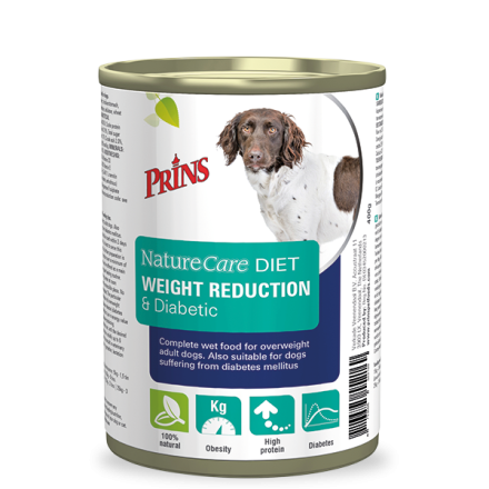 Prins hondenvoer NatureCare Diet Weight Reduction 400 gr