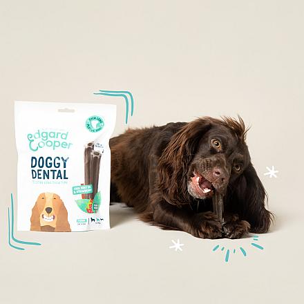 Edgard & Cooper Doggy Dental Aardbei en Mint Large 7 st