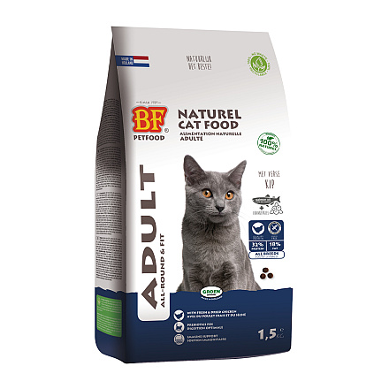 BF Petfood Kattenvoer Adult All-round & Fit 1,5 kg