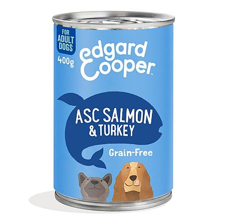 Edgard & Cooper hondenvoer Adult Zalm en Kalkoen 400 gr