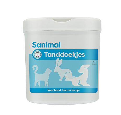 Sanimal Tanddoekjes<br> 50 st