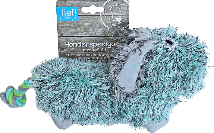 lief! lifestyle Boys Teckel Staand met Piep Assorti 25 cm