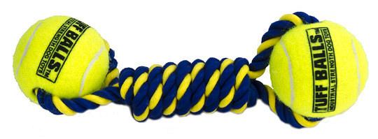 Petsport flostouw knotted Bumper 23 cm with 2 Tuff Balls