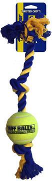 Petsport flostouw Mini 3-knot 30 cm with Tuff Ball